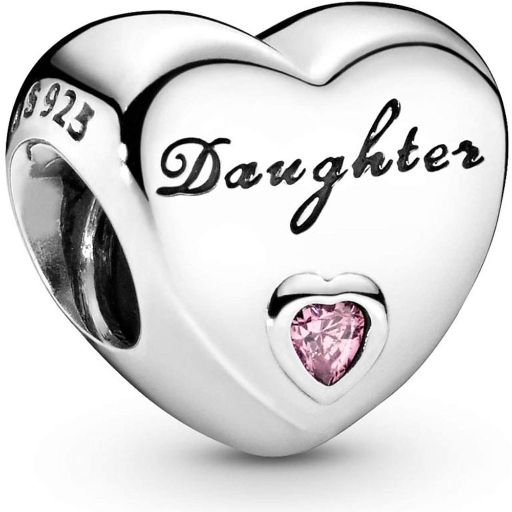 PANDORA Daughter's Heart Love Bead Pink S925